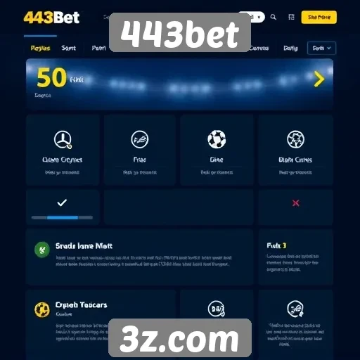 Recursos e funcionalidades do site 443bet