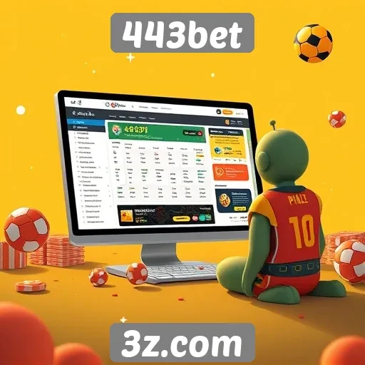 Experiência do usuário na navegação do 443bet